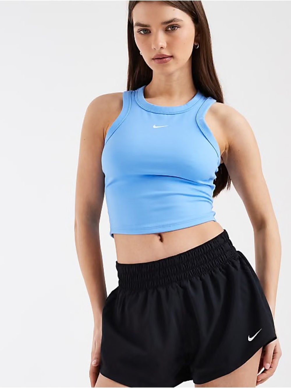 Nike Women’s Sky Blue Racerback Crop Tank